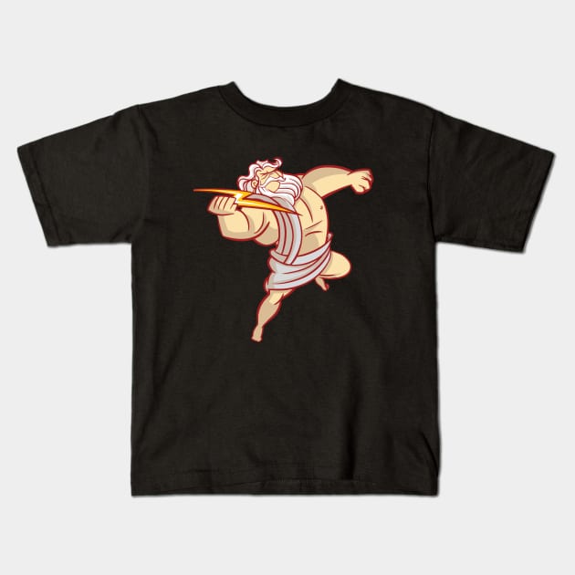 Fontaine Exclusives Zeus Bolt #161 Kids T-Shirt by Fontaine Exclusives